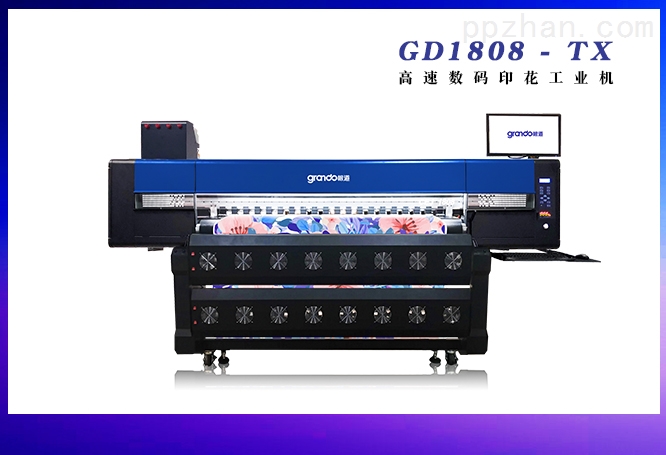 GD1808/2208-TX高速数码印花工业机八颗 I3200喷头重型墙板机
