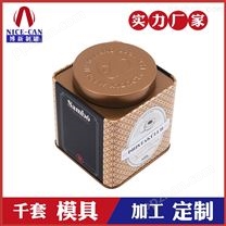巧克力糖果铁罐-方形朱古力铁罐