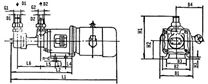 3GR型螺杆泵外形及安装尺寸