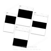 英国易高 Elcometer 4695 不透明度测试片 遮盖力卡纸 黑白格卡纸 半黑半白对角斜纹纸