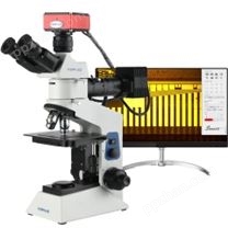 KOPPACE 三目金相显微镜 50X-500X 200万像素 HDMI高清摄像机 可以在屏幕上测量