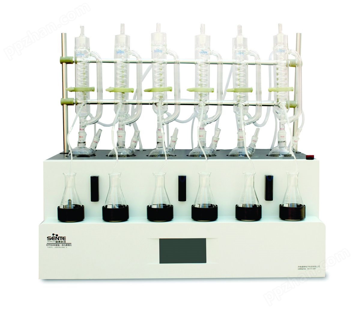 水质检测用ST106-3T型智能一体化蒸馏仪