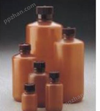 NALGENE透明琥珀色高密度聚乙烯窄口包装瓶