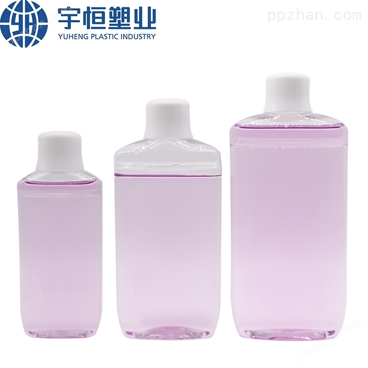 PET塑料瓶子190ml 320ml 470ml滑肩扁形瓶爽肤水瓶乳液瓶化妆品塑料瓶包装