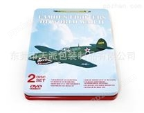 飞机模型介绍视频DVD光碟包装铁盒马口铁铁盒