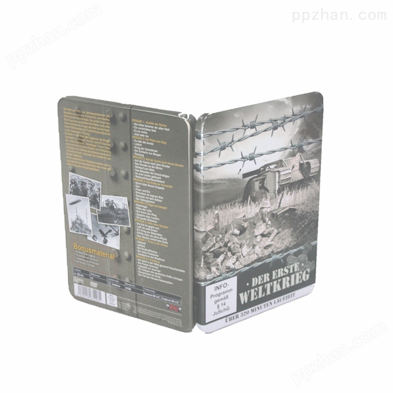 战争系列电影DVD铁盒