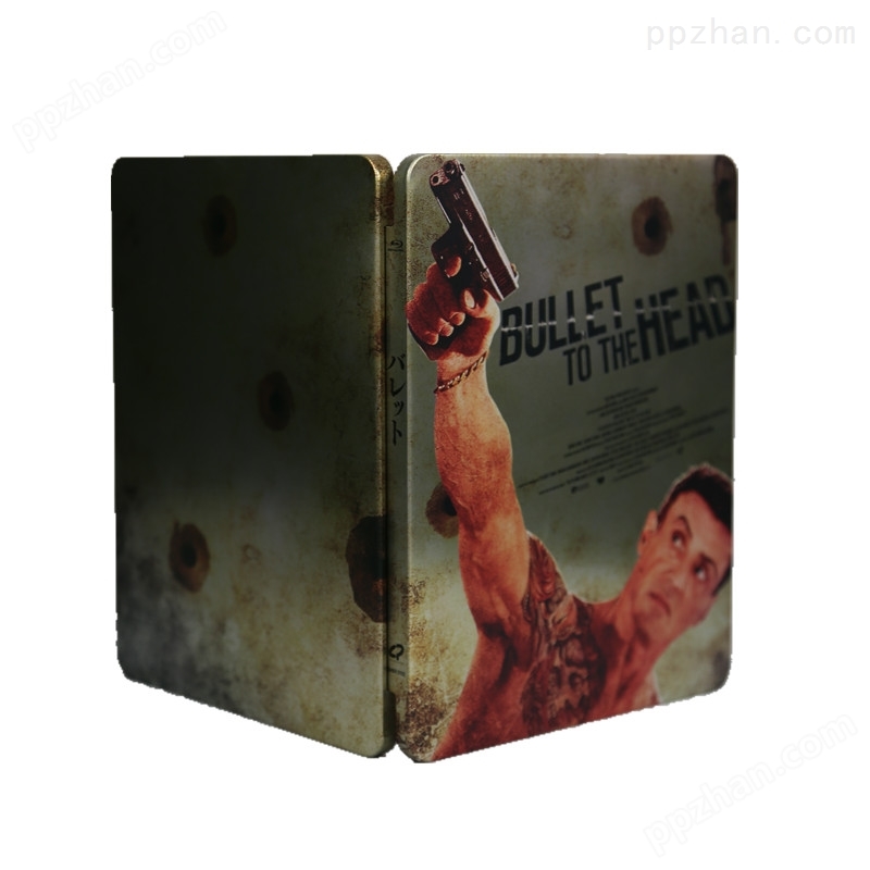 史泰龙金典系列电影光碟包装盒 动作电影DVD包装铁盒