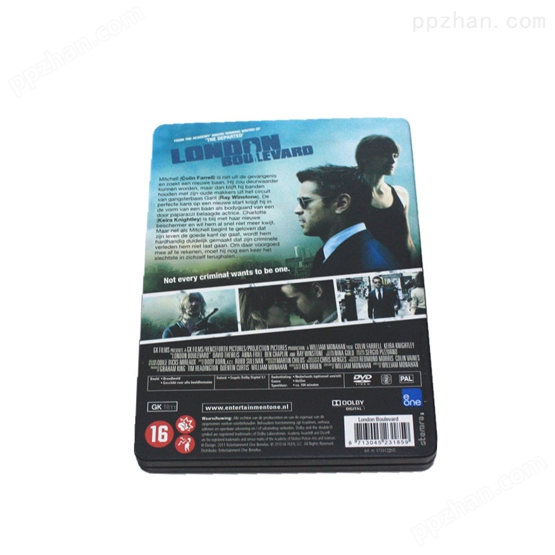 系列电影DVD光碟铁盒 厂家定制优质马口铁DVD光碟包装盒