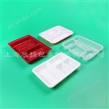 厂家定制PP/PET/PS食品塑料包装、一次性多格吸塑餐盒
