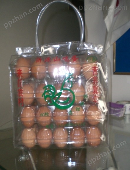山东透明鸡蛋手提袋、塑料手提袋、鸡蛋塑料手提袋